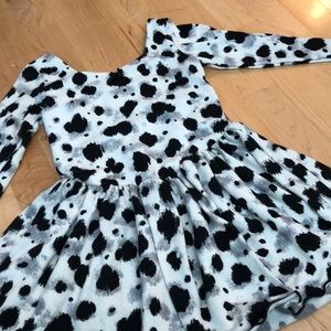 Soft animal print dress